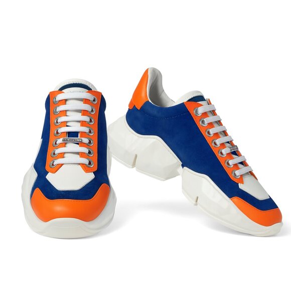 Jimmy Choo Diamond Trail Sport Calf Sneakers EU 41 Shoes - Picture 1 of 11